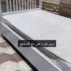 سرير نفر و نص مع المرتبه 100 ريال فقط بيع مستعجل