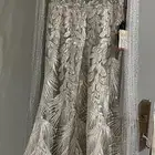 فستان سهرة حريمي رمادي فاتح