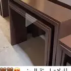 طاولات استقبال خشب بني