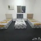 سرير خشب و دواليب خشب جديد