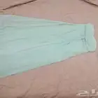 فستان نسائي جديد طويل مع قطعه خارجيه شال جميل جدا