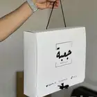طباعة بوكسات عبايات لوقو جلد ليبل قماشي