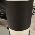 اكواب مقاهي دبل اسود بالكرتون