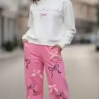 طقم البنت الدلوعة Pink Bow Set