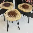 طقم طاولات ( جديد ) من الخشب الطبيعي( تم البيع )