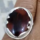 خاتم عقيق يماني اصلي مقاس 8