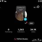 حساب تيك توك