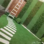 عشب صناعي انجيله صناعيه بديل خشب خارجي اعشاب جداريه