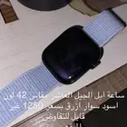 ساعة ابل الجيل العاشر لون اسود نظيفة