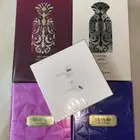 4 عطور فاخره   سماعة ايربودز و 5 اوقية عود