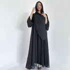 عباية منقط اسود وابيض