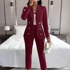 طقم بدله و بلوزه لون حمراء