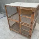 للبيع قفص خشبي رفين الموقع الاحساء
