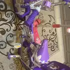 دراجه بحاله جيده و2 سكوتر ازرق ووردي الدراجه 100 ريال