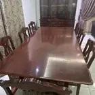 طاوله خشب ماليزي 8 كراسي   بوفيه .