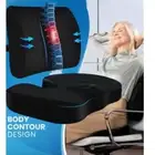وسادة دعم الظهر والمقعد بتصميم مريح لجسمك