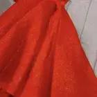 فستان ملكة لون احمر350