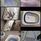 سرير أطفال وبانيو