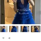 فستان متجر ماقلا مستعمل مرره وحده فقط