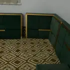 مساند ظهر 3 اركان و5 قطع مع 4 تكايات