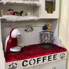 دولاب قهوه مع مكينه القهوه