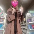 عباية بلون البني بدون طرحه مقاس 54