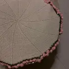 خياطه يدويه كروشيه شال ورد