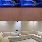 شاشة 55 بوصة وكنب حرف L 5 متر