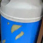 2 اسطوانة غاز فايبر الزرقاء للبيع