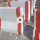 حواجز خرسانيه سفتي صبات مصدات وقواعد اناره