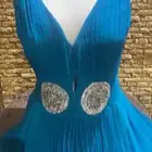 فستان تركوز ناعم
