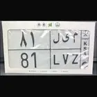 لوحة خصوصي ثنائي م ي ل 81