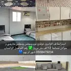 استراحة للإيجار غرفتين نوم مجلس وجلستين خرجيه حوش
