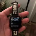 ساعة ابل الجيل التاسع مقاس 45 نسبة البطاريه 93 سليمه