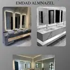 تصنيع ديكورات ومغاسل رخام وبورسلان وتصميم 3d وتركيب رخام