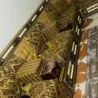 كنب 7 قطع مع طقم طولات