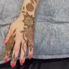 نقاشه حناء طبيعيه