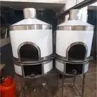 صاج مقلقل كبده لحم أستيل اصلي مع قاعدة و مدخنة و شعلة