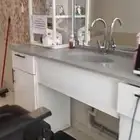 حوضين مغاسل رخام مع دولاليب وكنب