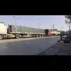 تريله سطحه جوانب آلماني نقل البضايع العفش