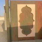 باب حديد درفتين ثقيل الطول 4 م الموقع شمال بيشة