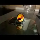 خاتم فضه حجر عقيق يماني مصور