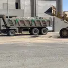 تريله قلاب شيول ترحيل مخلفات البناء وتوريد الرمل بريده