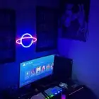 للبيع شاشه قيمنق منحنيه ومايك خارجي