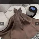 فستان ماقلا البني