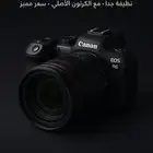 كاميرا كانون R6 مستخدمة شهرين فقط وعدسة RF 24-70