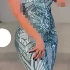 فستان ازرق ترتر