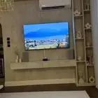 ديكور شاشه خشب الماني