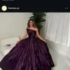 فستان بنفسجي من حساب المصممه الاصلي