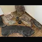 شمعات مرسيدس وقطع اخرى دنمو وصاجه وفرشات ارضيه كامله